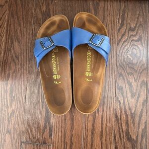 Birkenstock Madrid size 40 EU 9-9.5 women US blue